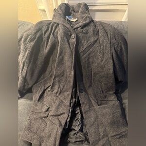 Women's Gray Wool Coat